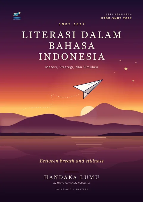 Sampul buku SNBT 2027 Literasi dalam Bahasa Indonesia